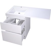 Товар: Тумба под раковину Style Line Даллас 120 Люкс Plus подвесная Белая - фото 6 Тумба под раковину Style Line Даллас 120 Люкс Plus подвесная Белая — фото 6, Мебель для ванной