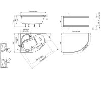 Акриловая ванна Ravak Rosa I 150x105 L CK01000000 без гидромассажа — фото 5, Акриловые ванны