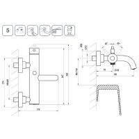 Товар: Смеситель для ванны Ravak Espirit ES 022.00CR X070199 Хром - фото 4 Смеситель для ванны Ravak Espirit ES 022.00CR X070199 Хром — фото 4, Смеситель для ванны