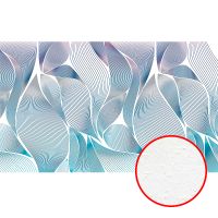 Фреска Ortograf Forma 32692 Фактура бархат FX Флизелин (4,5*2,7) Синий/Белый, Абстракция — фото 1, Фрески