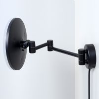 Товар: Косметическое зеркало WasserKRAFT K-1004BLACK с подсветкой с увеличением Черное матовое - фото 5 Косметическое зеркало WasserKRAFT K-1004BLACK с подсветкой с увеличением Черное матовое — фото 5, Аксессуары для ванной