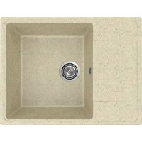 Кухонная мойка Ulgran Practik PR-M 650-002 Слоновая кость — фото 1, Кухонные мойки