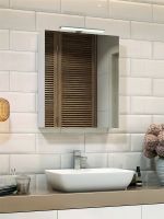 Зеркальный шкаф Vigo Plaza 60 zsh.PLA.60.El с подсветкой Белый — фото 4, Мебель для ванной