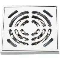 Душевой трап Gappo G81052 с решеткой Хром — фото 1, Трапы для душа