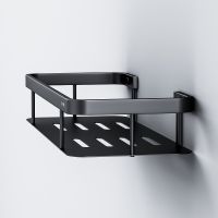 Товар: Полка корзина AM.PM Sense L A7453122 Черная матовая - фото 4 Полка корзина AM.PM Sense L A7453122 Черная матовая — фото 4, Полки для ванной и душа