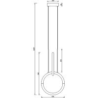 Товар: Подвесной светильник Maytoni Modern Node MOD165PL-L18G3K Золото Белый - фото 5 Подвесной светильник Maytoni Modern Node MOD165PL-L18G3K Золото Белый — фото 5, Подвесные светильники