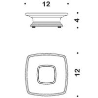 Мыльница Colombo Design Portofino B3242.CR2-VAN Хром Золото — фото 3, Мыльницы