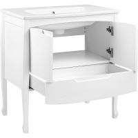 Тумба под раковину Veedi Lord 80 LRD800T-DR Белая — фото 4, Мебель для ванной