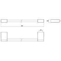 Полотенцедержатель Emco Flow Хром арт-2760 001 60 — фото 4, Полотенцедержатели