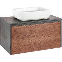 Товар: Тумба под раковину Vincea Mesa 80 VMC-2MS800TB подвесная T.Oak Beton - фото 4 Тумба под раковину Vincea Mesa 80 VMC-2MS800TB подвесная T.Oak Beton — фото 4, Тумбы под раковину