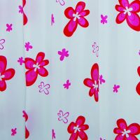 Штора для ванны Ridder Blume 200х180 Красная — фото 2, Шторы для ванной