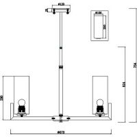 Люстра Maytoni Modern Fortano Белая Латунь арт-MOD089PL-06BS — фото 5, Люстры
