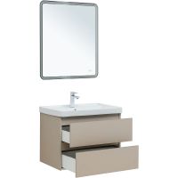 Товар: Тумба под раковину Aquanet Вега 2.0 70 337942 подвесная Бежевая - фото 8 Тумба под раковину Aquanet Вега 2.0 70 337942 подвесная Бежевая — фото 8, Мебель для ванной