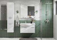 Зеркало Aquaton Инди 83 1A188502ND010 Белое — фото 4, Зеркала в ванную комнату