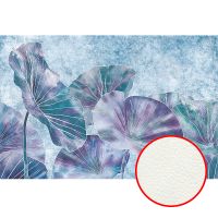 Фреска Ortograf Grafika Natura 31513 Фактура флок FLK Флизелин (4,1*2,7) Синий/Фиолетовый, Цветы/Абстракция арт-31513 (флок FLK) — фото 1, Фрески