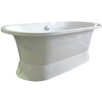 Ванна из искусственного камня Aqua de Marco Valencia 170х83 1175WVAL без гидромассажа — фото 2, Ванны из искусственного камня