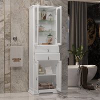 Шкаф пенал Opadiris Риспекто 60 00-00005843 Белый матовый — фото 3, Мебель для ванной