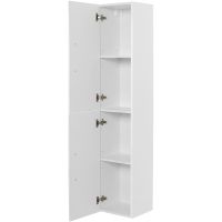 Шкаф пенал BelBagno Aurora 33 L AURORA-1600-2A-SC-BO-P-L подвесной Bianco Opaco — фото 2, Пеналы для ванной комнаты