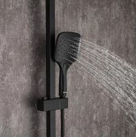 Товар: Душевая система Gappo G2417-6 Черный матовый - фото 3 Душевая система Gappo G2417-6 Черный матовый — фото 3, Душевые стойки