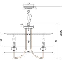 Товар: Люстра Maytoni Elegant Roma ARM006PL-06G Кремовая Золото матовое - фото 4 Люстра Maytoni Elegant Roma ARM006PL-06G Кремовая Золото матовое — фото 4, Люстры