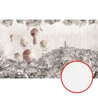 Фреска Ortograf Urban art 33562 Фактура бархат FX Флизелин (5*3) Серый, Город/Орнамент/Небо — фото 1, Фрески