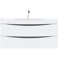 Тумба под раковину Iddis Cloud 100 подвесная Белый арт-CLO10W1i95 — фото 2, Тумбы под раковину