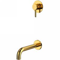 Смеситель для ванны Whitecross Y gold YSET03GL Золото — фото 1, Смесители