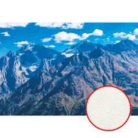 Фреска Ortograf Горы 30916 Фактура флок FLK Флизелин (4*2,7) Коричневый/Синий, Горы/Пейзаж/Природа — фото 1, Фрески