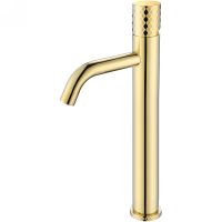 Смеситель для раковины Boheme Stick 122-GG Золото — фото 1, Смесители