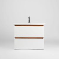 Тумба под раковину VIANT Мальта 80 VMAL80CO-T2YP подвесная Белая Дуб Вотан — фото 1, товары