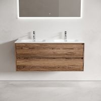 Тумба под раковину Sancos Libra 120 LB120-2ECH подвесная Дуб чарльстон — фото 3, Тумбы под раковину