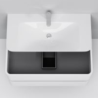 Раковина AM.PM Sensation 100 M30WPC1001WG Белая — фото 2, Раковины встраиваемые сверху