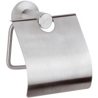 Держатель туалетной бумаги Remer Minimal Mi60INOXCR с крышкой Нержавеющая сталь — фото 1, Держатели туалетной бумаги