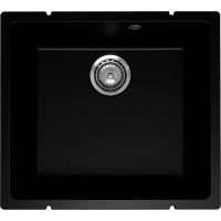 Кухонная мойка Ulgran Quartz Underground 450-07 Уголь — фото 1, Кухонные мойки