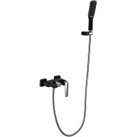 Смеситель для ванны Boheme Venturo 373-B Черный Хром — фото 1, Смесители