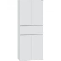 Шкаф пенал СанТа Марс 60 700310 подвесной Белый — фото 1, Пеналы для ванной комнаты