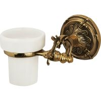 Стакан для зубных щеток Art&Max Barocco AM-1787-Br Бронза — фото 1, Мыльницы