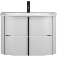 Тумба с раковиной Burgbad Lavo 2.0 70 SFZP072G0227F5048C0037*1 подвесная Белая глянцевая — фото 1, Мебель для ванной