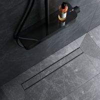 Душевой лоток AM.PM PrimeFlow 70 W02SC-U11-070-04BM с Черной матовой решеткой / под плитку Tile — фото 17, Душевые лотки