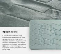 Товар: Коврик для ванной комнаты Iddis Basic 50х80 B22P580i12 Зеленый - фото 7 Коврик для ванной комнаты Iddis Basic 50х80 B22P580i12 Зеленый — фото 7, Аксессуары для туалета