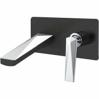 Смеситель для раковины Boheme Venturo 375-B Черный Хром — фото 1, Смесители