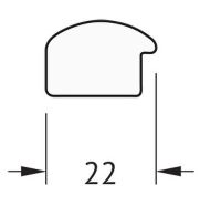 Зеркало Evoform Definite 98х48 BY 0690 в багетной раме - Махагон 22 мм — фото 5, Мебель для ванной