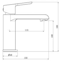 Товар: Смеситель для раковины Royce Cube RCM-120601CR Хром - фото 2 Смеситель для раковины Royce Cube RCM-120601CR Хром — фото 2, Смесители