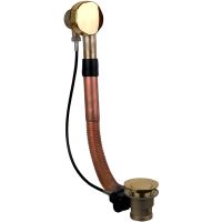 Слив-перелив Webert AC0035010 полуавтомат Золото — фото 1, Сливы-переливы