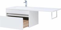 Товар: Тумба с раковиной Aquanet Токио 130 L 239217 подвесная Белая - фото 8 Тумба с раковиной Aquanet Токио 130 L 239217 подвесная Белая — фото 8, Тумбы с раковиной