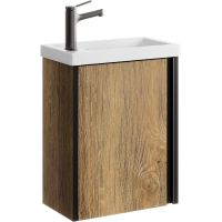 Тумба под раковину Aqwella Urban 45 URB0145DB подвесная Дуб балтийский — фото 1, Мебель для ванной