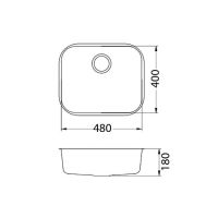 Товар: Кухонная мойка Alveus Variant 10 SAT-90 480x400x180 1042481 Сатинированная сталь - фото 3 Кухонная мойка Alveus Variant 10 SAT-90 480x400x180 1042481 Сатинированная сталь — фото 3, Кухонные мойки