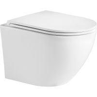 Комплект унитаза WeltWasser Merzbach 043 GL-WT 10000009939 с инсталляцией Cersanit Black 35 S-IN-BLACK-Cg-w с сиденьем Микролифт и клавишей смыва Хром — фото 2, Комплекты унитаз + инсталляция