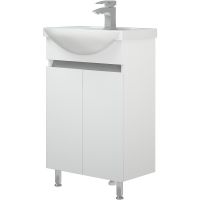 Тумба под раковину Corozo Джуно 50 M SD-00000691 Белая — фото 2, Тумбы под раковину