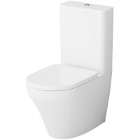 Унитаз компакт AM.PM Inspire CK50C1704W с гигиеническим душем и ершиком с бачком и сиденьем Микролифт — фото 4, Напольные унитазы